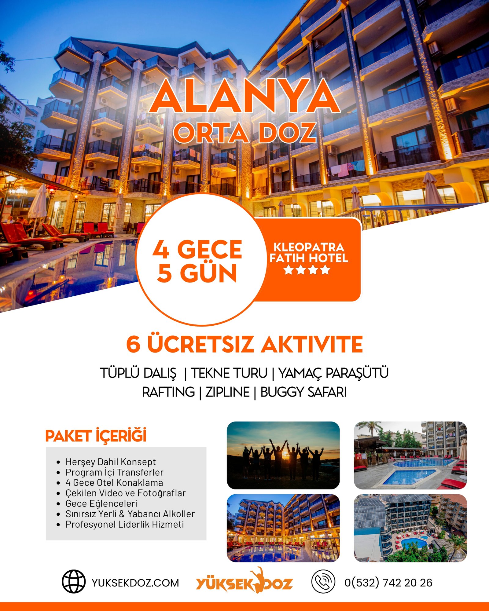 Alanya Fatih Otel - Orta Doz